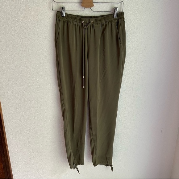 Michael Kors Drawstring Waist Tie Ankle Pants - Picture 1 of 11